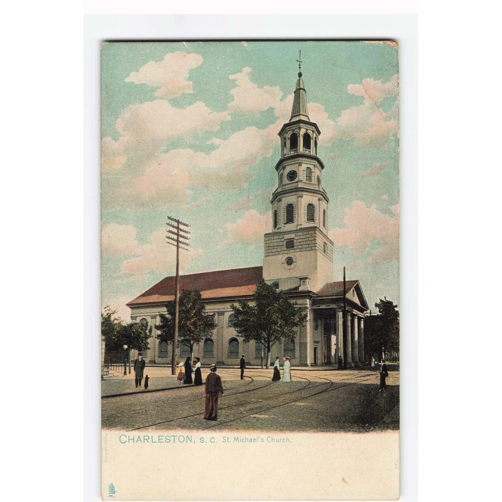 St. Michael's Church Charleston South Carolina SC Raphael Tuck Pre-1907 Postcard - Picture 1 of 2